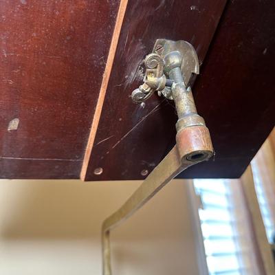 LOT 17: Antique Cast Iron Reading Table/Music Stand