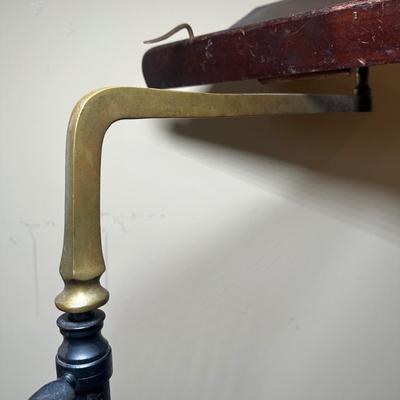 LOT 17: Antique Cast Iron Reading Table/Music Stand