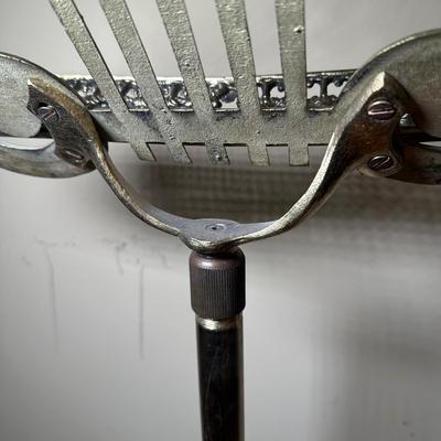 LOT 18: Antique Brass Music Stand