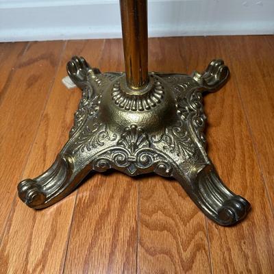 LOT 18: Antique Brass Music Stand