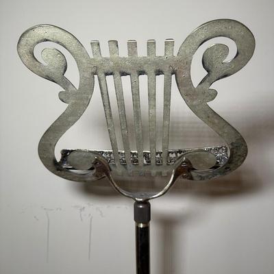 LOT 18: Antique Brass Music Stand