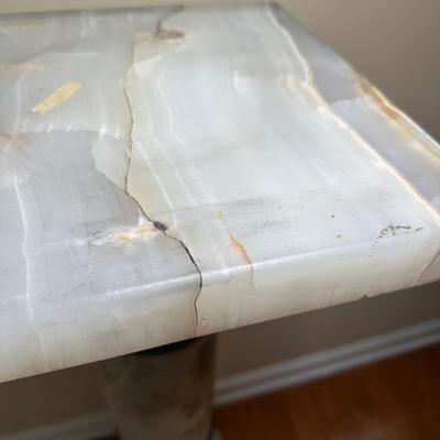 LOT 20: Vintage Marble Pedestal