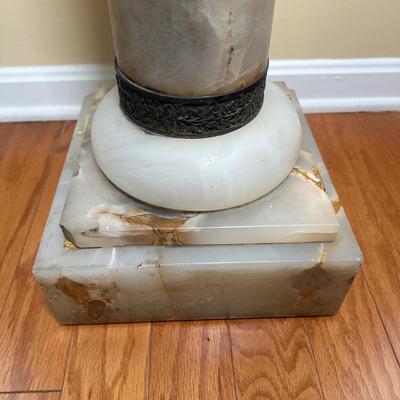 LOT 20: Vintage Marble Pedestal