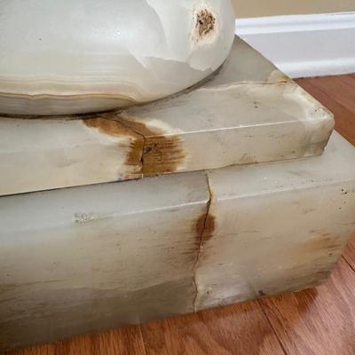 LOT 20: Vintage Marble Pedestal