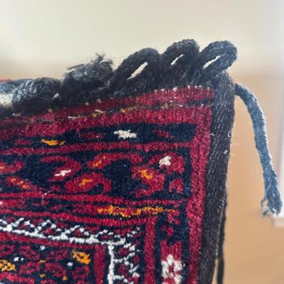 LOT 22: Vintage Camel Saddle Bag Afghan / Persian