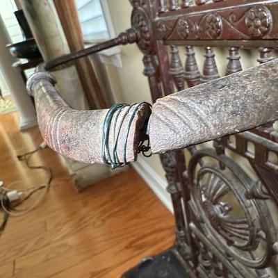 LOT 25: Antique Cast Iron Umbrella Stand