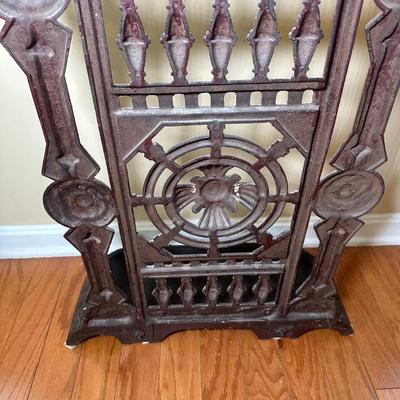 LOT 25: Antique Cast Iron Umbrella Stand