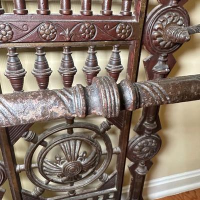 LOT 25: Antique Cast Iron Umbrella Stand