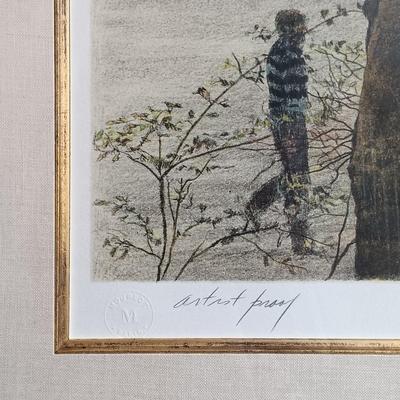 LOT 29: Harold Altman (American b 1924) Artist Proof Lithograph "Jessie" Signed