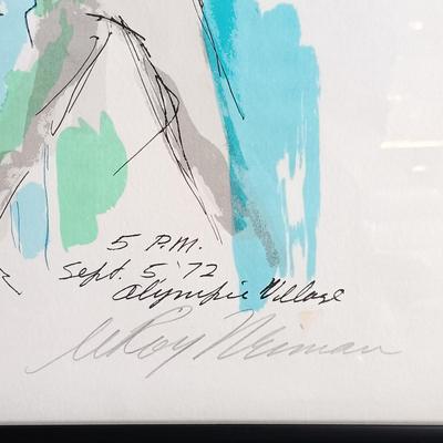 LOT 30: Leroy Neiman "Olympic Village" Serigraph Signed and Numbered