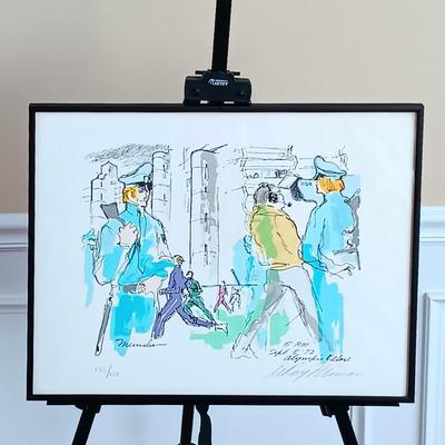 LOT 30: Leroy Neiman "Olympic Village" Serigraph Signed and Numbered
