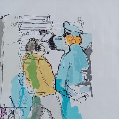 LOT 30: Leroy Neiman "Olympic Village" Serigraph Signed and Numbered