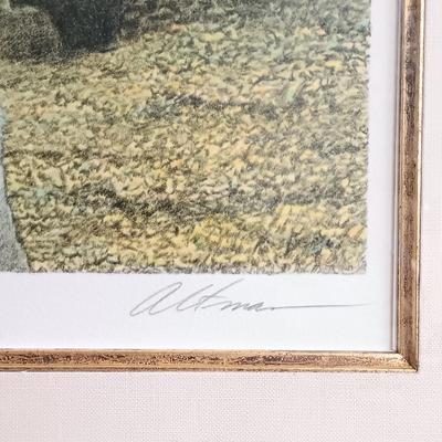 LOT 31: Harold Altman "Jessie 1986" Lithograph Signed & Numbered