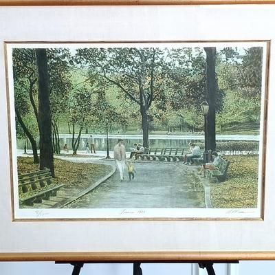 LOT 31: Harold Altman "Jessie 1986" Lithograph Signed & Numbered