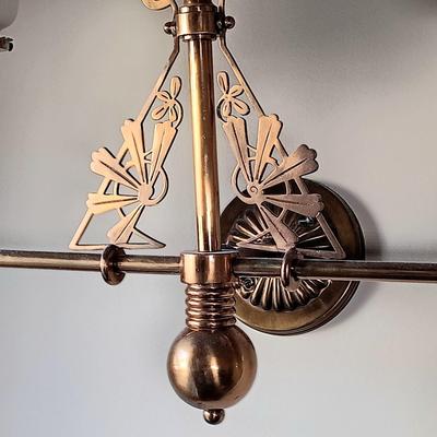 LOT 35: Vintage Brass Wall Sconce Candle Holder