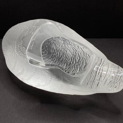 LOT 61: Lalique France Molded Partridge / Quail Sculpture