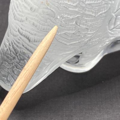 LOT 61: Lalique France Molded Partridge / Quail Sculpture