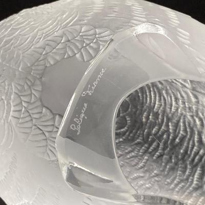 LOT 61: Lalique France Molded Partridge / Quail Sculpture