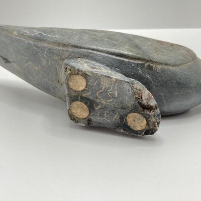 LOT 64: Pair of Carved Inuit Sculptures and Canadian Eskimo Art Book