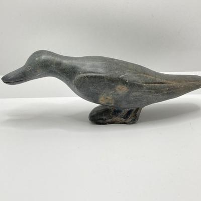 LOT 64: Pair of Carved Inuit Sculptures and Canadian Eskimo Art Book