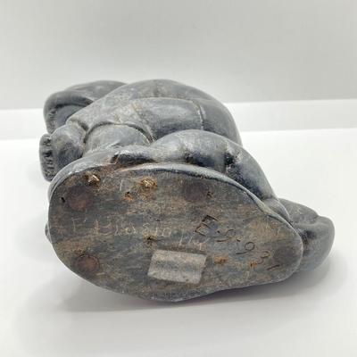 LOT 65: Carved Inuit Art Soapstone Sculpture