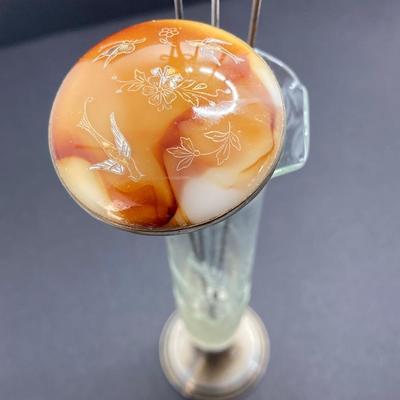 LOT 72: Collection of Beautiful Vintage Hat Pins along with a Sterling & Crystal Bud Vase