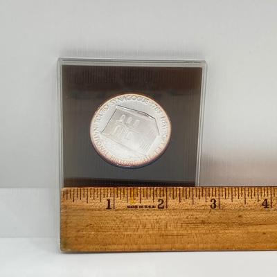 LOT 74: Touro Synagogue Medal Newport, R.I. .999 Fine Silver Proof 1 oz