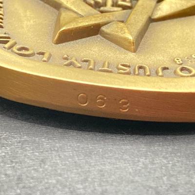 LOT 77: George Gershwin Bronze Token Medal and Herbert H. Lehman Bronze Token Medal