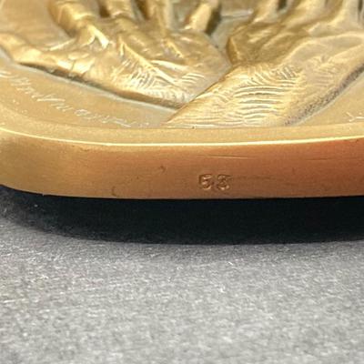 LOT 77: George Gershwin Bronze Token Medal and Herbert H. Lehman Bronze Token Medal