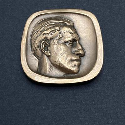 LOT 77: George Gershwin Bronze Token Medal and Herbert H. Lehman Bronze Token Medal