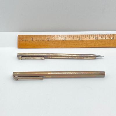 LOT 81: Vintage Tiffany & Co. Pen and Pencil Set in Box