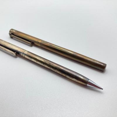 LOT 81: Vintage Tiffany & Co. Pen and Pencil Set in Box