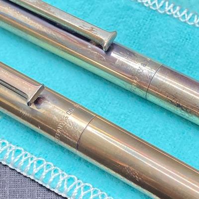 LOT 81: Vintage Tiffany & Co. Pen and Pencil Set in Box