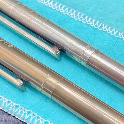 LOT 81: Vintage Tiffany & Co. Pen and Pencil Set in Box