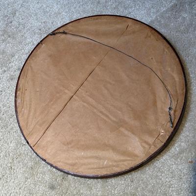 LOT 109: Barley Twist Oak Framed Tapestry Fire Screen w/ Framed Floral Beadwork Tapestry