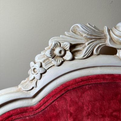 LOT 110: Beautiful Vintage French Louis XV Style Armchairs