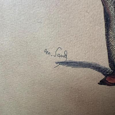 LOT 111: Four Framed Commedia Dell'Arte Figures