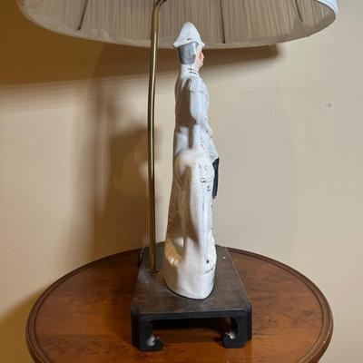 LOT 112: Matching Staffordshire Pottery Lamps