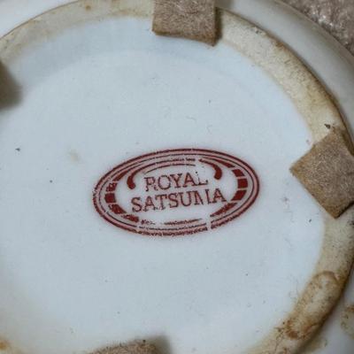 LOT 114: Vintage Asian Planters w/ Wrought Iron Plant Stand