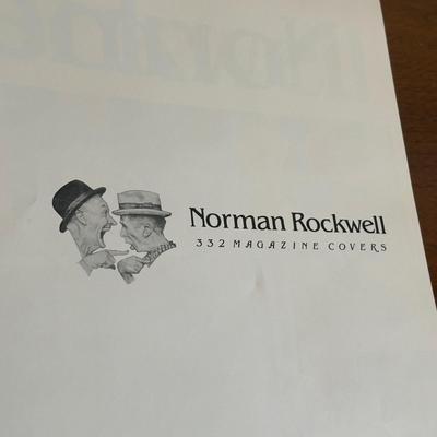 LOT 125: Norman Rockwell Artist & Illustrator/332 Magazine Covers Books