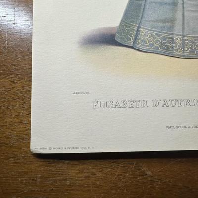 LOT 127: Vintage Costume Prints of French Fashion of the 16th & 18th Century, Framed Betty Bonnet's College Sister Paper Dolls...