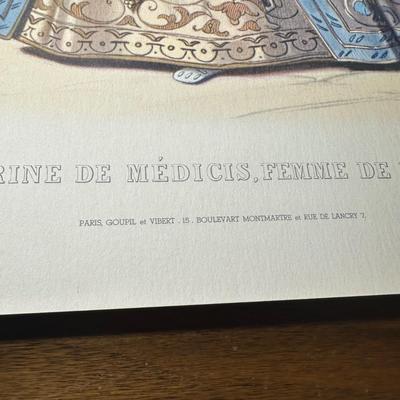 LOT 127: Vintage Costume Prints of French Fashion of the 16th & 18th Century, Framed Betty Bonnet's College Sister Paper Dolls...