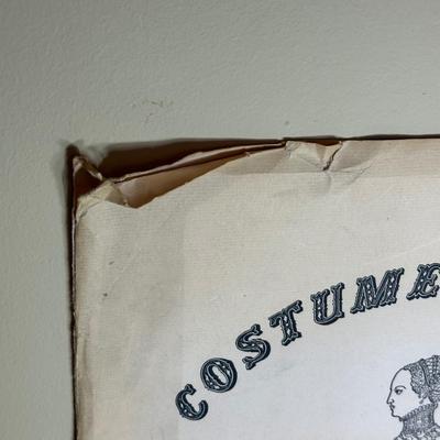 LOT 127: Vintage Costume Prints of French Fashion of the 16th & 18th Century, Framed Betty Bonnet's College Sister Paper Dolls...