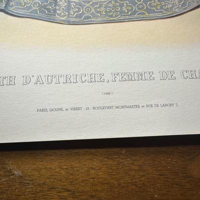 LOT 127: Vintage Costume Prints of French Fashion of the 16th & 18th Century, Framed Betty Bonnet's College Sister Paper Dolls...