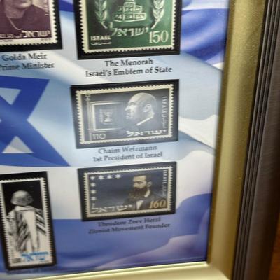 LOT 128: Israel/Jewish Home Decor, Books, Menorah, Yarmulkes & More