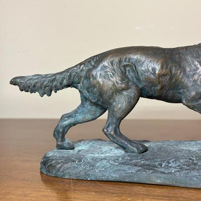 LOT 129: Vintage 1929 Gifthouse NYC D60 German Shepards Brass Bookends & More