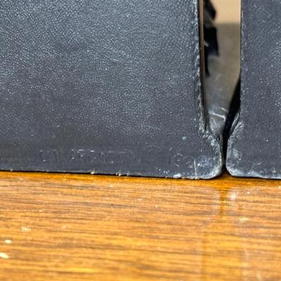 LOT 130: Vintage Pompeian Bronze Company Sculptures w/ Vintage Bookends