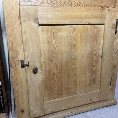 LOT 131: Primitive Wooden Cabinet