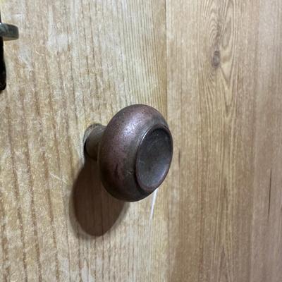 LOT 131: Primitive Wooden Cabinet