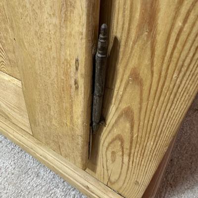 LOT 131: Primitive Wooden Cabinet